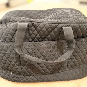 Vera Bradley Quilted Black Duffel Bag